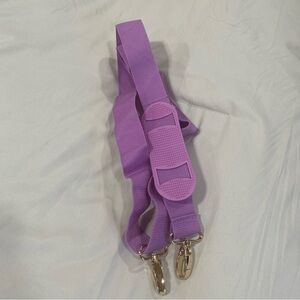 Lavender Bag strap with gold hardware. GUC